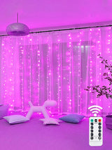 Control Curtain Decorative String Light with 300pcs Bulb Remote - Novelty Lighting