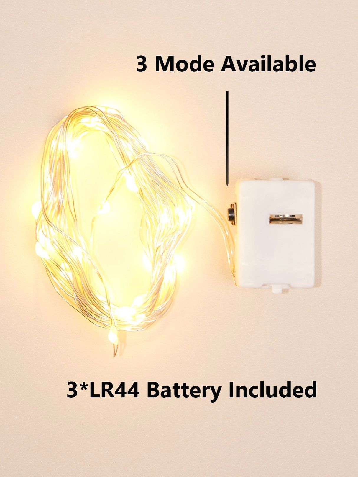 Copper String Light with 30pcs Bulb 1pc - Novelty Lighting