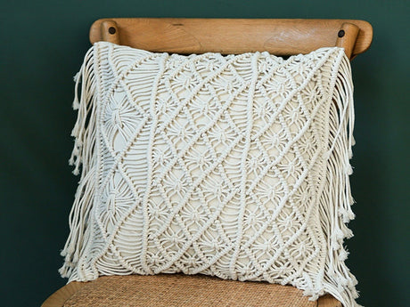 Handmade Woven Pillowcase, Pillow Cover for Home