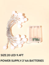 20 Led 3m Ball String Light - Novelty Lighting