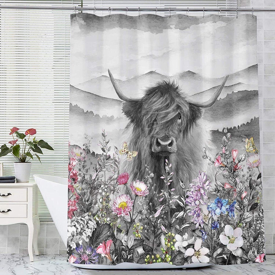 Yak Shower Curtain