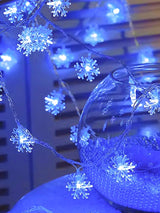 Christmas 40 Led 6m Snowflake String Light - Lighting & Lamp