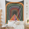 "Break On Through To The Other Side" Rainbow Tapestry