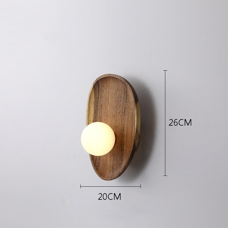 Black Walnut Wall Lamp