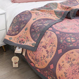 Bilateral Circle Flower Cotton & Camellia Quilt