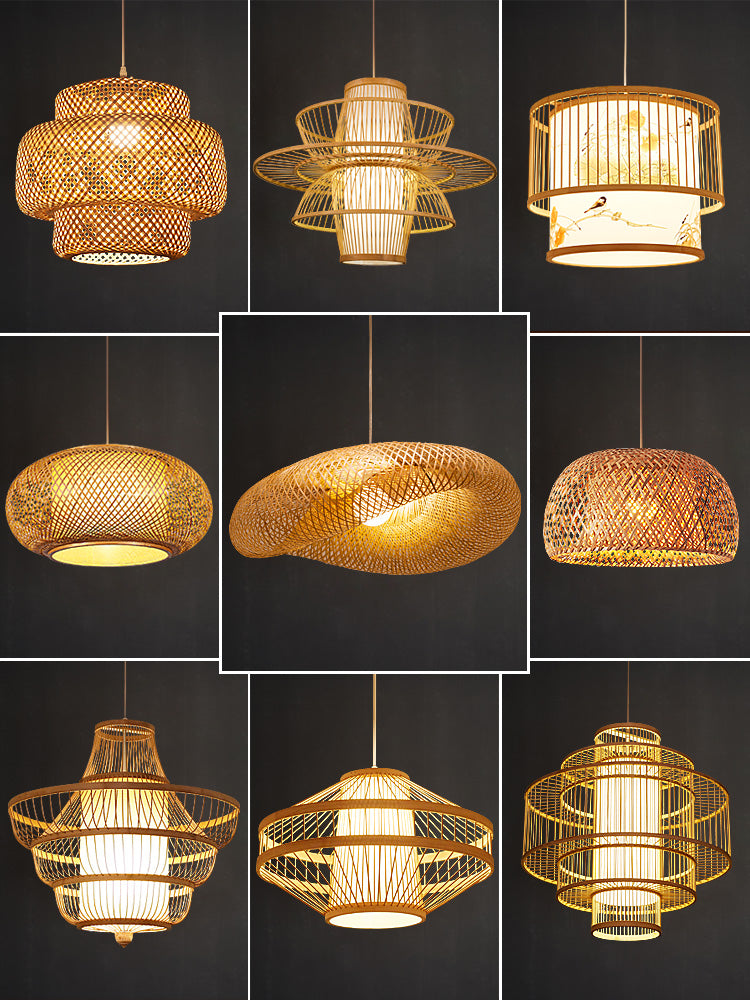 Feblilac Bamboo Pendant Light