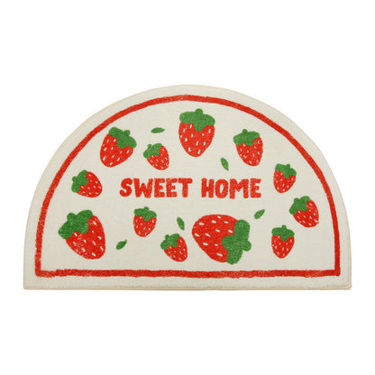 Fresh Lovely Semicircle Bath Mat