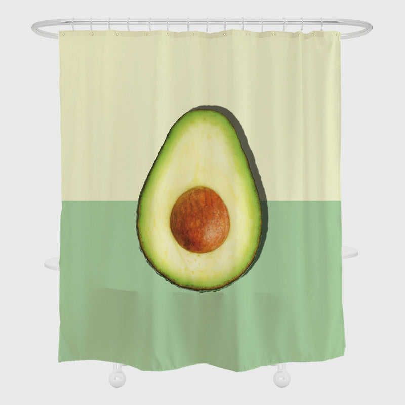 Cute Avocado Shower Curtain