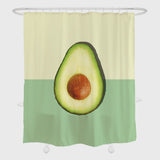 Cute Avocado Shower Curtain