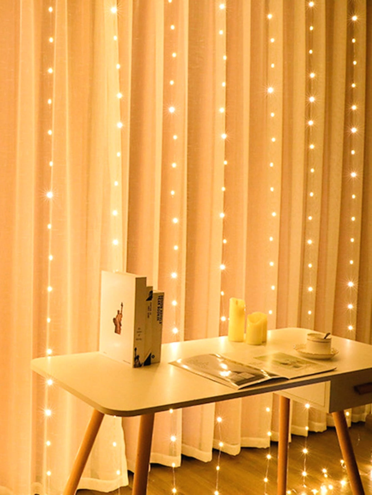 Curtain Decorative String Light with 300pcs Bulb 1pc - Novelty Lighting