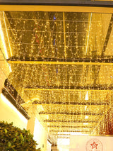 Decorative String Light with 96pcs Bulb Curtain - Novelty Lighting