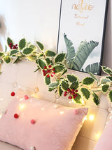 Christmas Red Fruit Decor String Light 1pc - Lighting & Lamp