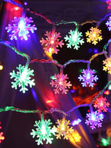Christmas String Light with 40pcs Snowflake Bulb 1pc - Lighting & Lamp