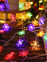 Christmas 40 Led 6m Snowflake String Light - Lighting & Lamp
