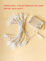Christmas String Light with 20pcs Snowflake Bulb 1pc - Lighting & Lamp