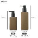 Off-white Ceramic Soap Dispenser, Bathroom Bottle, Simple Design Soap Dispenser, Refillable Reusable Lotion Pump for Bathroom Kitchen