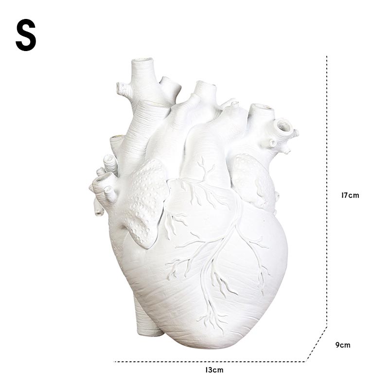 Artificial Heart Shape Flower Vase