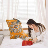 Bohemian Cotton Flower Pillow Towel (2PCS)