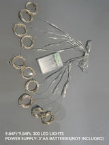 Curtain Decorative String Light with 300pcs Bulb 1pc - Novelty Lighting