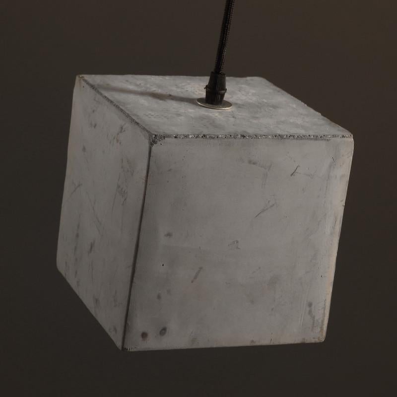 Concrete Odense Cube Pendant Light