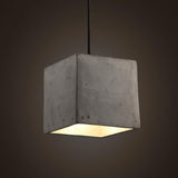 Concrete Odense Cube Pendant Light