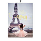 Poster Flower Street Landscape Wall Art Canvas Painting Posters And Prints Wall Pictures For Living Room Decor