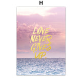 Poster Flower Street Landscape Wall Art Canvas Painting Posters And Prints Wall Pictures For Living Room Decor