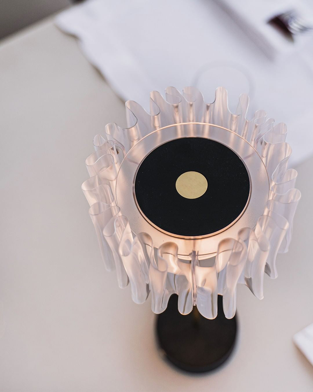 Accordeon Battery Table Lamp