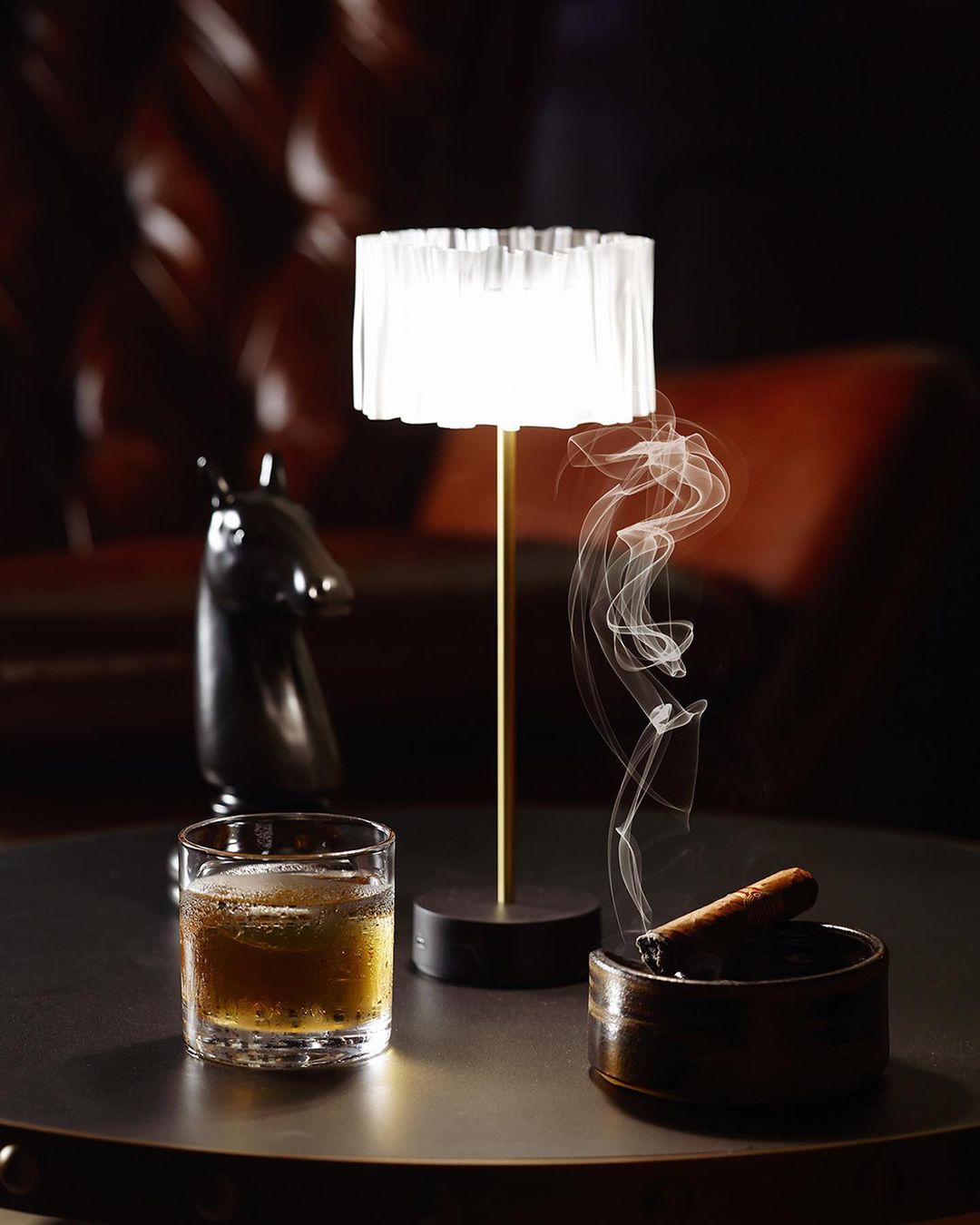 Accordeon Battery Table Lamp