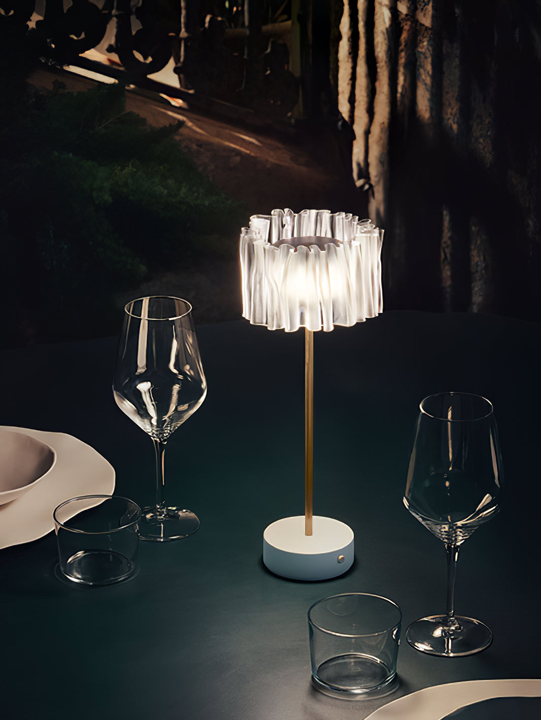 Accordeon Battery Table Lamp