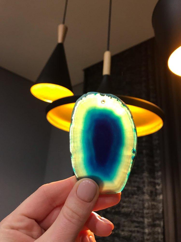 Luxury Pendant Slice Agate Chandelier