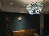 Slice Agate Tower Chandelier