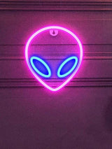 Alien Rose Red Blue Neon Light 1pc