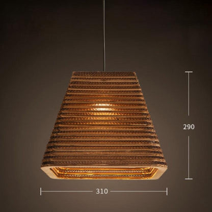 Luminaria Corrugated Board Pendant Light