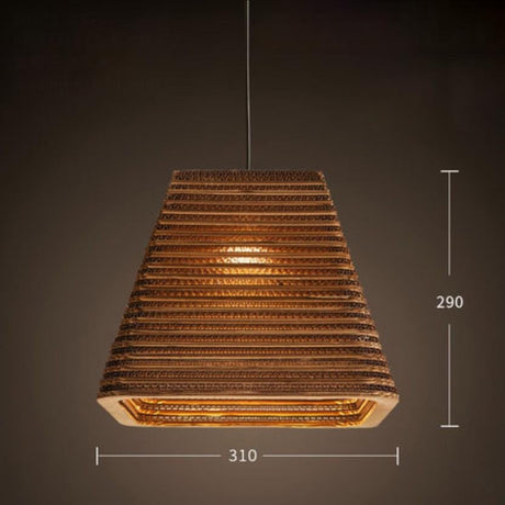 Luminaria Corrugated Board Pendant Light