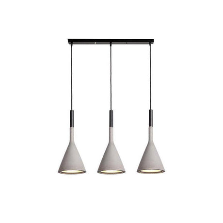 Conical Concrete Pendant Light