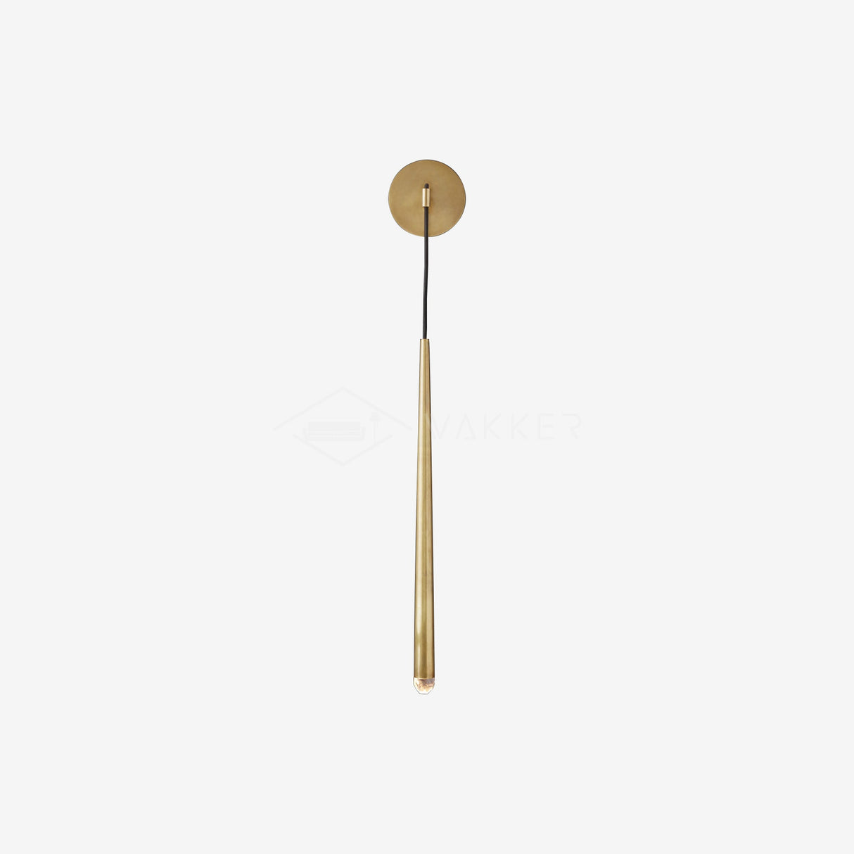 Brass Cone Pipe Wall Lamp