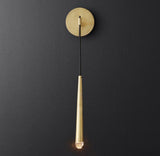 Brass Cone Pipe Wall Lamp