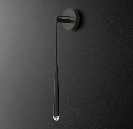 Brass Cone Pipe Wall Lamp