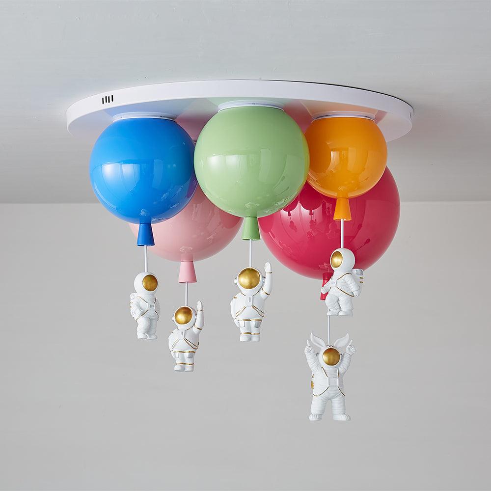 Astronaut Glossy Balloon Ceiling Lamp