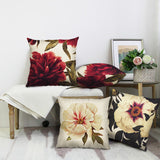 Peony Flower Throw Pillow Covers