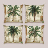 Tropical Palm Tree Throw Pillow Covers