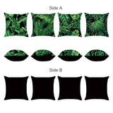 Tropical Leaves Throw Pillow Covers