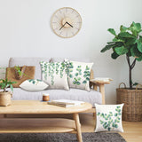 Eucalyptus Leaves Throw Pillow Covers