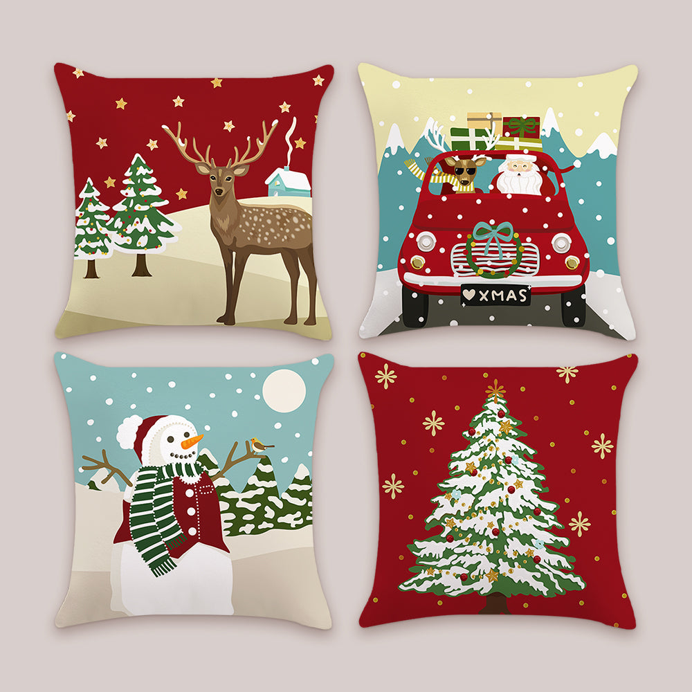 Christmas Tree Throw Pillow Covers