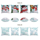 Christmas Snowman Throw Pillow Covers