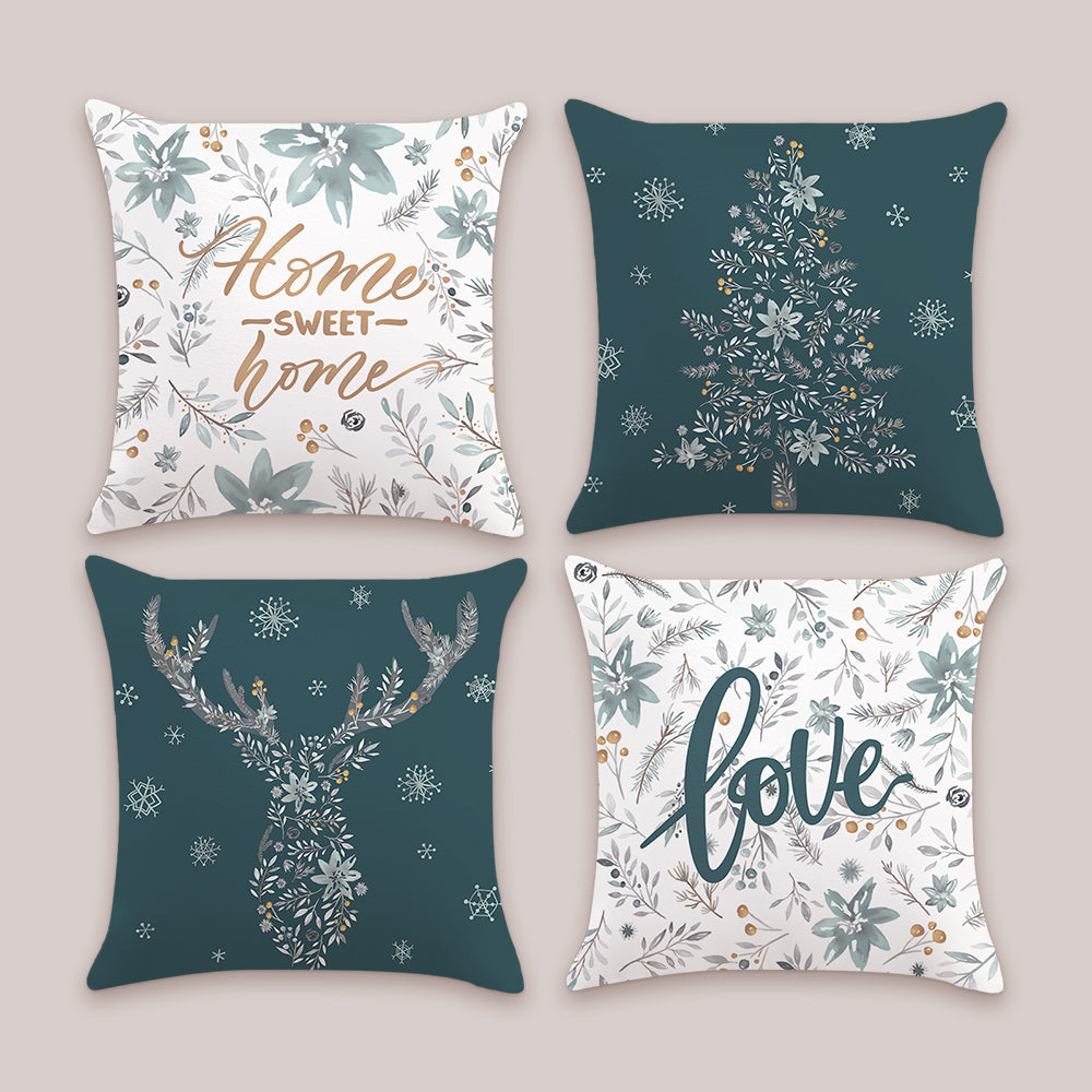 Snowflake Throw Pillow Covers