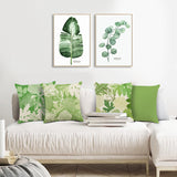 Spring Leaves Throw Pillow Covers