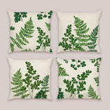 Fern Fronds Throw Pillow Covers