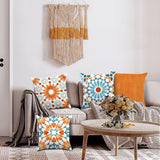 Boho Geometric Throw Pillow Covers